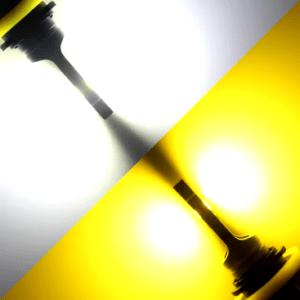 BMTxms 2PCS H8 H11 LED Fog Light H16JP 9006 HB4 9005 9145 H10 White Yellow Switchback Dual Color CANBUS DRL Daytime Driving Lamp