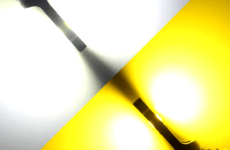 BMTxms 2PCS H8 H11 LED Fog Light H16JP 9006 HB4 9005 9145 H10 White Yellow Switchback Dual Color CANBUS DRL Daytime Driving Lamp