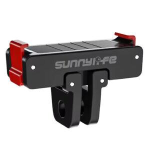 Magnetic Adapter Quick-Release Mount for DJI Osmo Action 3/4/5 Pro with Foldable Legs