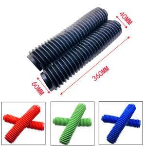 Motorcycle Fork Suspension Dust Cover Gaiters – 360mm, 40mm Top, 60mm Bottom