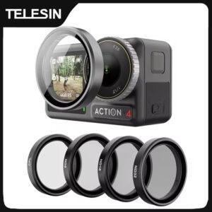 TELESIN CPL ND8/ND16/ND32 Filter Set for DJI Osmo Action 3, 4, 5