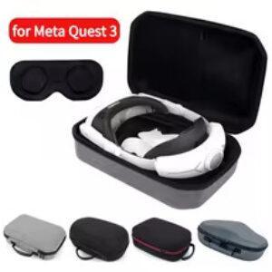 Hard Carry Case with Lens Cover for Meta Quest 3 – Stylish & Durable