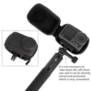 Mini PU Storage Box Waterproof Protective Case for DJI Osmo Action 3, 4, 5 Pro – Compact and Durable