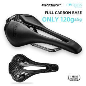 RYET Ultralight Carbon Bicycle Saddle – 120g, 250x140mm for MTB