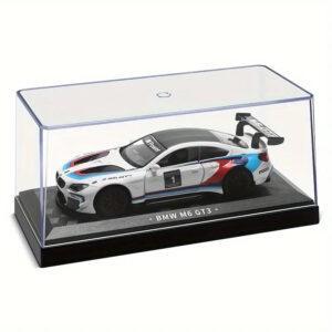 1:43 Scale BMW M4/M6 Model Car – Diecast Pull-Back Toy with Glass Display Box