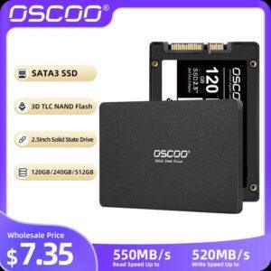 OSCOO 2.5-Inch SATA3 SSD – 120GB, 240GB, 3D TLC NAND, High-Speed Solid State Drive