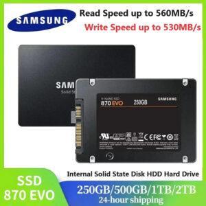 Samsung 870 EVO 4TB SSD – 2.5-Inch SATA 6Gb/s, V-NAND, High-Performance Internal Drive