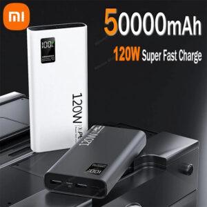 Xiaomi 120W High Capacity Power Bank – Digital Display, Dual Quick Charge, 10000/30000/50000mAh Portable Charger