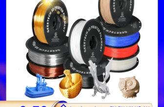 Geeetech 3D Printer Filaments – PLA, PETG & Silk PLA 1.75mm, 1kg Spools in Vibrant Colors