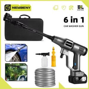 3500W 200Bar Cordless Brushless Electric Pressure Washer – 18V Compatible, High Power Cleaning