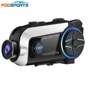 Fodsports FX30C PRO Motorcycle Headset Bluetooth Helmet Intercom – HD Video Recorder, 10MP Photo, Built-In WIFI & FM Radio