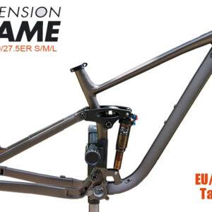 Four-Link Soft Tail Frame for Downhill Bikes – 27.5/29ER Boost, 148mm, 6061 Aluminum, Full Suspension