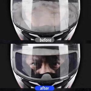 2 PCS Universal Anti-Fog Films for Motorcycle Helmet Visors – Clear Vision & Enhanced Safety