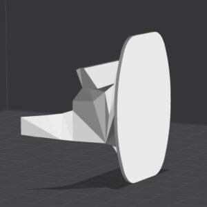 3D Printable Action Camera Mount for NEXX X.WST3 Helmet – Chin Mount